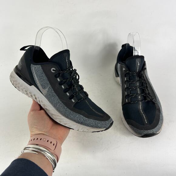 Nike Odyssey React Shield Sneaker Women's 8 Cool Gray Running athletic Shoes - Picture 1 of 12